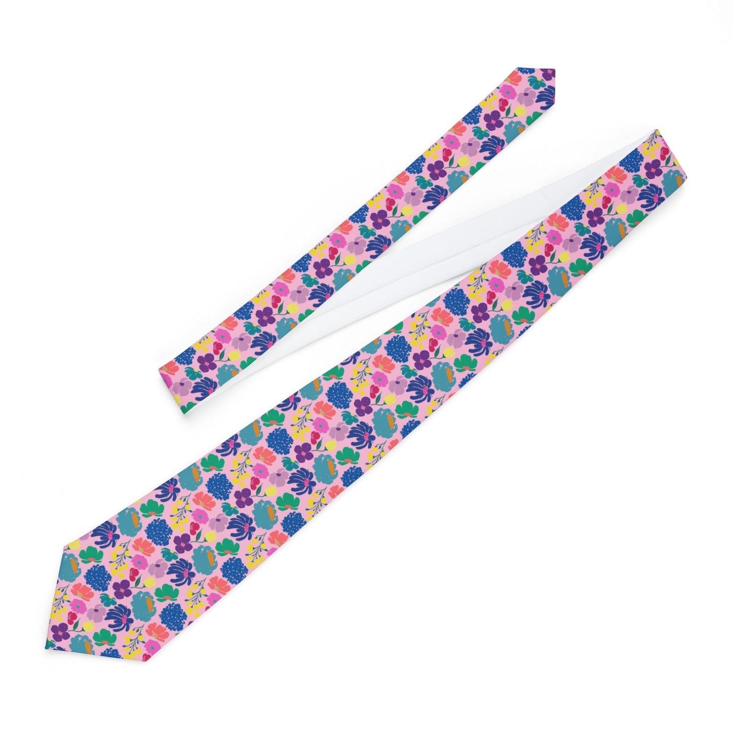 Floral Art Necktie for Stylish Occasions