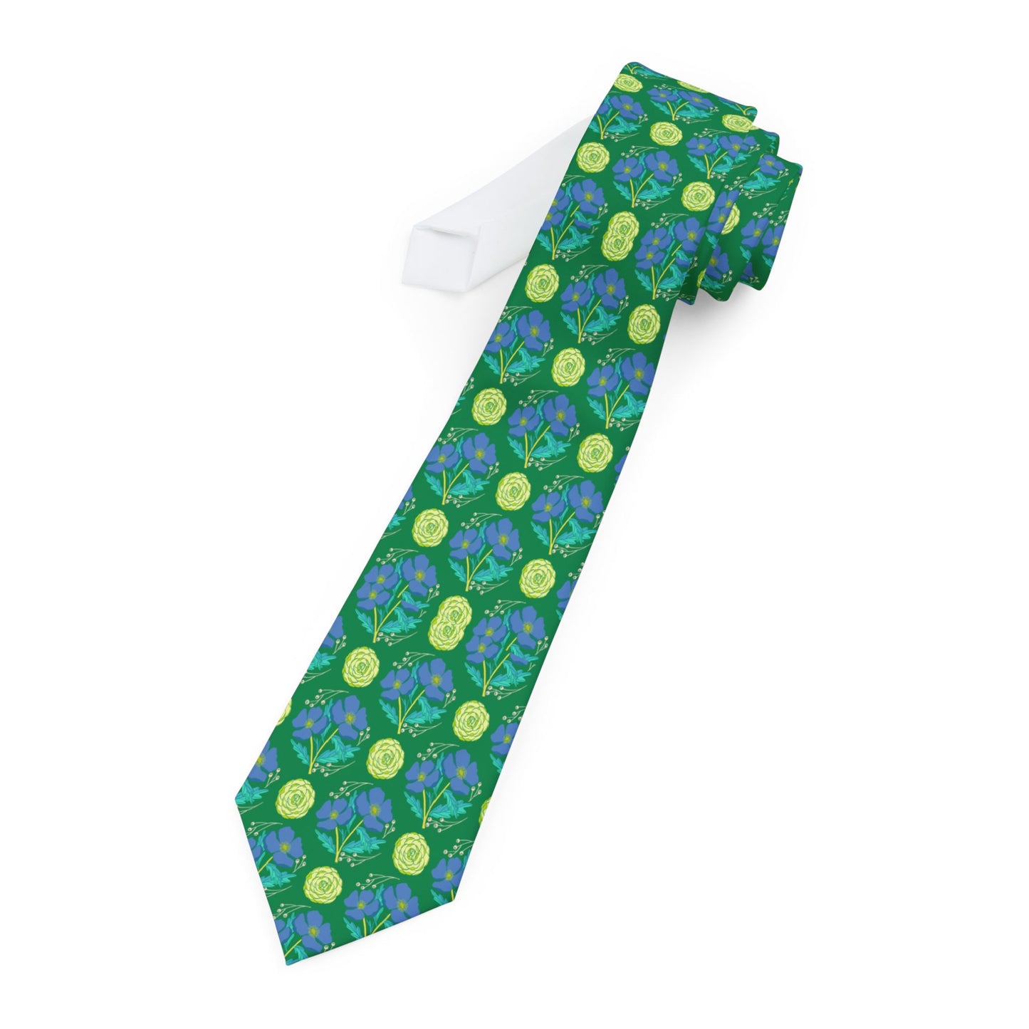 Vibrant Floral Necktie for Special Occasions