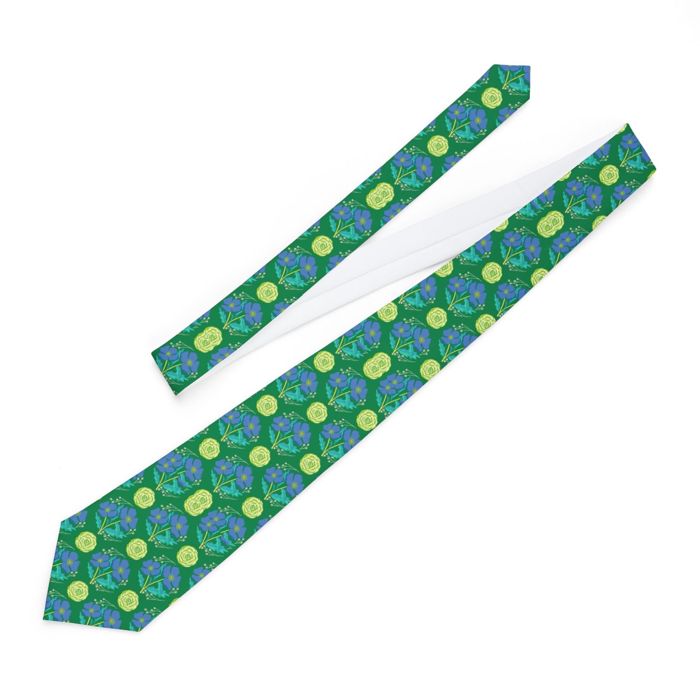 Vibrant Floral Necktie for Special Occasions