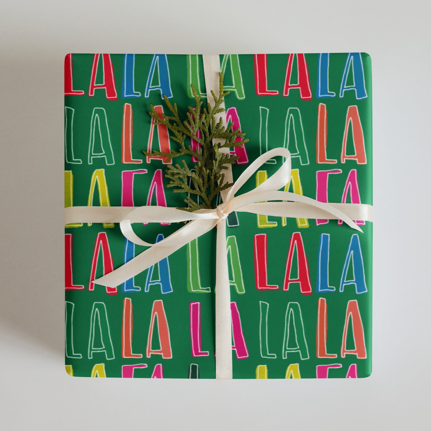 Fa La La Holiday Wrapping Paper