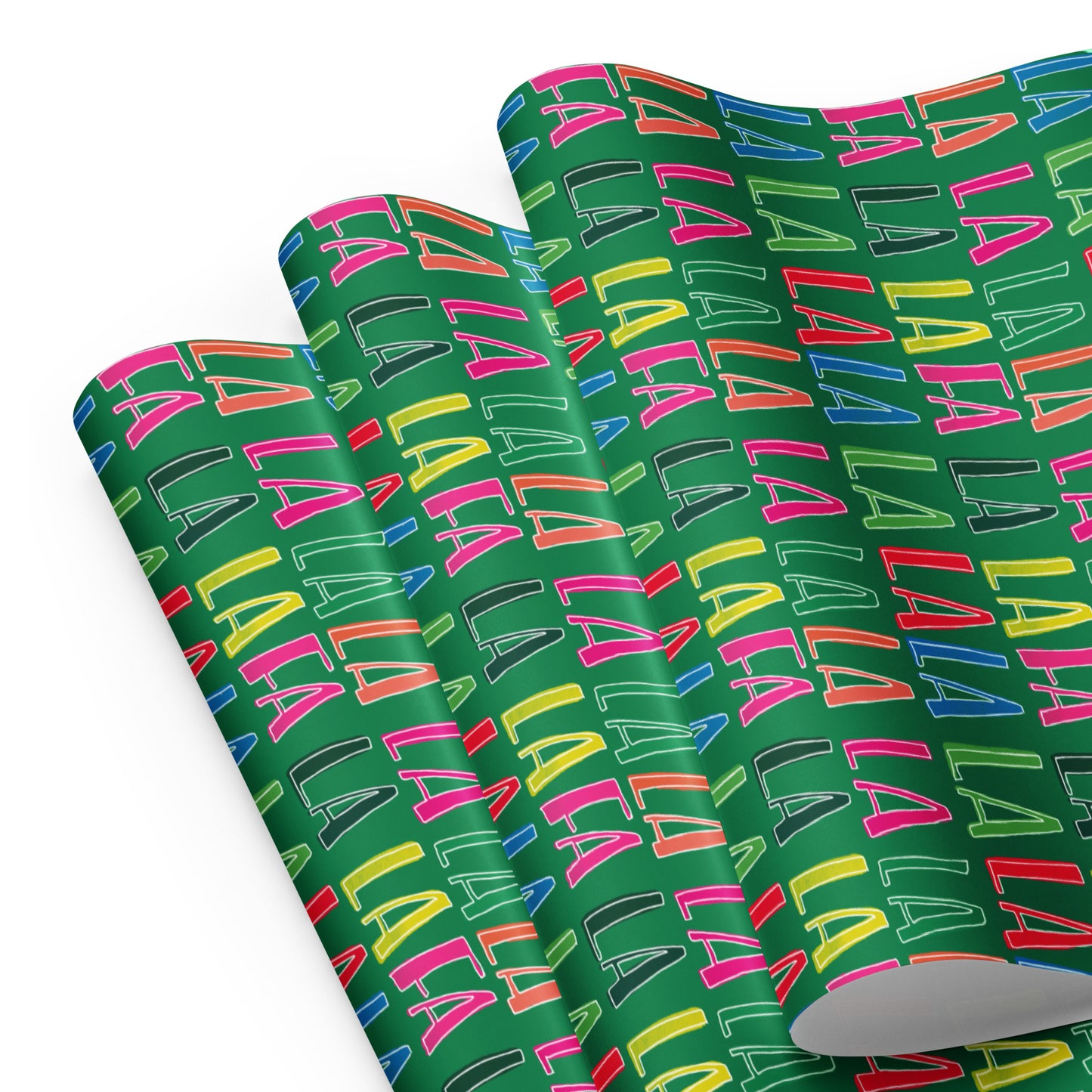 Fa La La Holiday Wrapping Paper